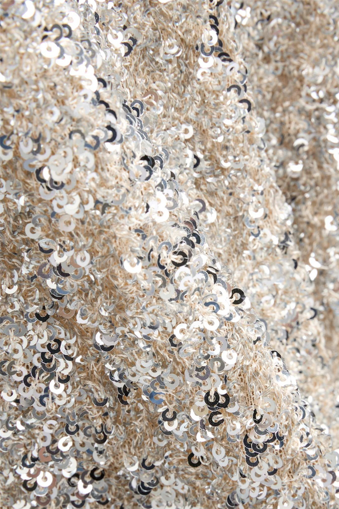 SUNSET SEQUIN TOP SILVER