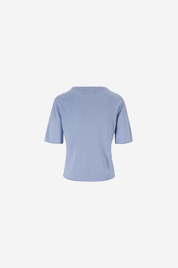 Anette Cashmere Tee Ice Blue