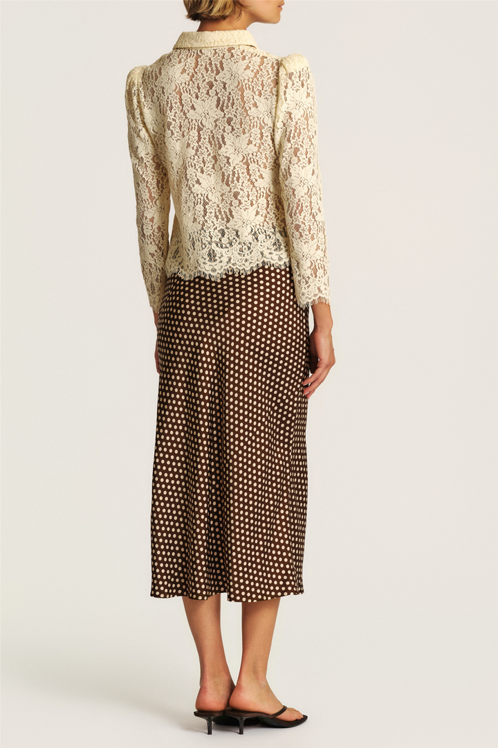 Lace Shirt Vintage White
