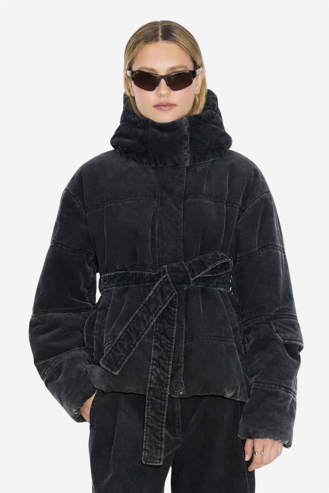 Steilia Corduroy Jacket Black