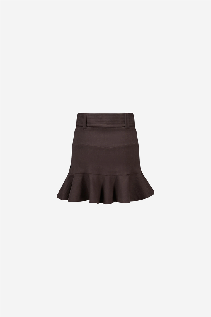 Natalia Stretch Linen Skrit