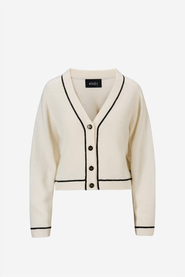 Andrea Cashmere Cardigan Cream