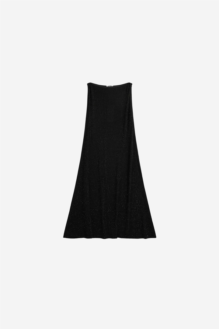 Luxe Sequin Skirt Black