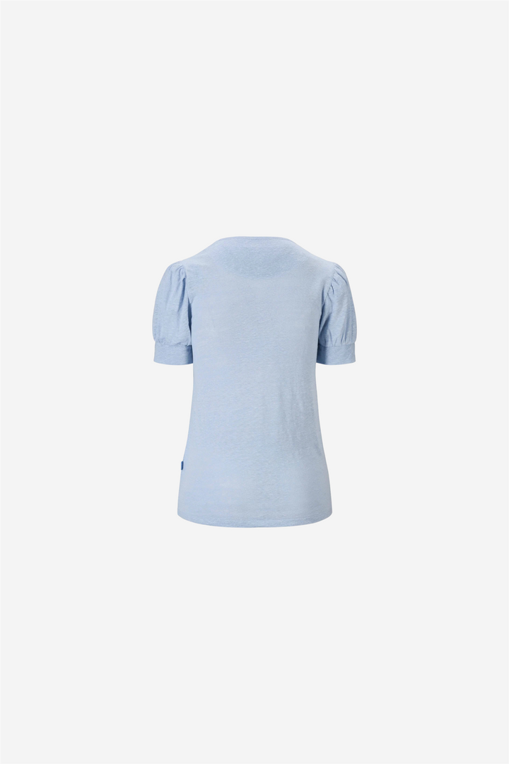 Madeleine Linen Tee Kentucky Blue