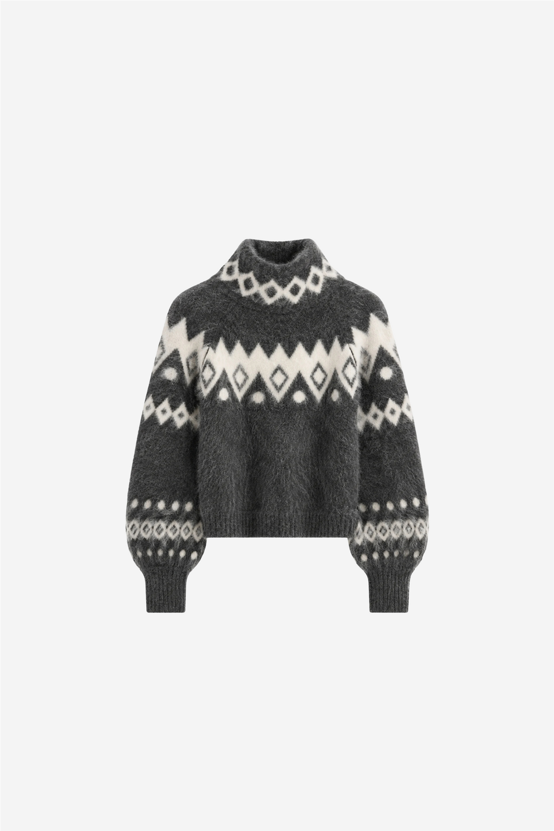 Kylie Chunky Sweater Charcoal