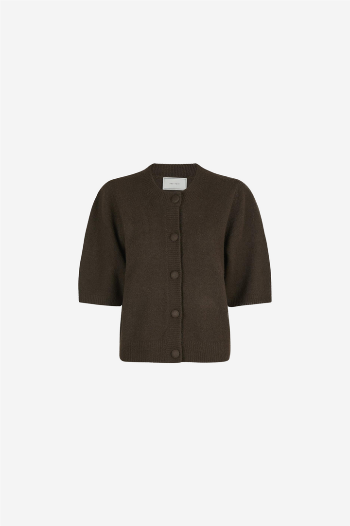 Elmira Knit Cardigan Chocolate Brown