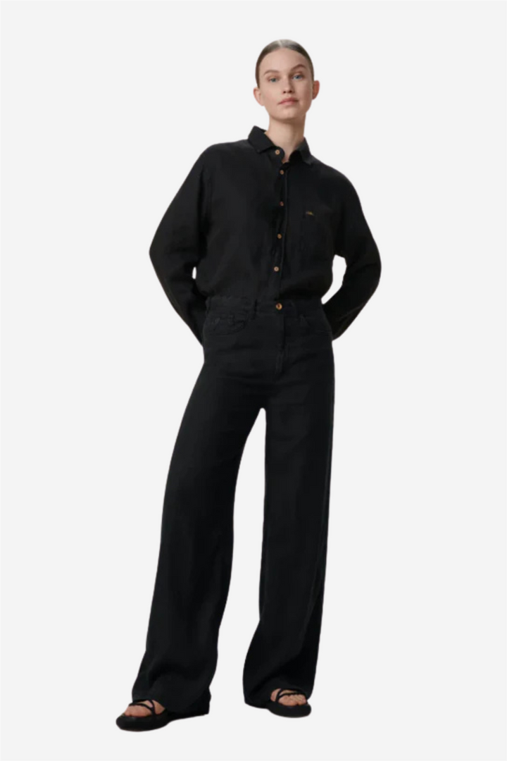 Skater Loose-Z Linen Colour Black