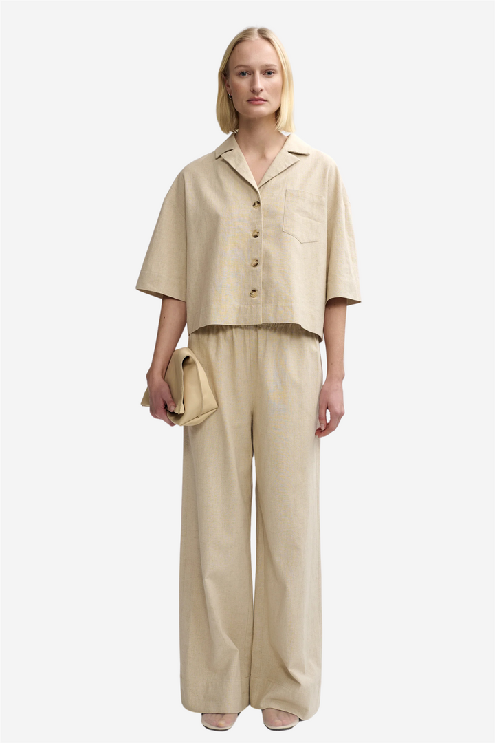Luna Linen Trouser Sand