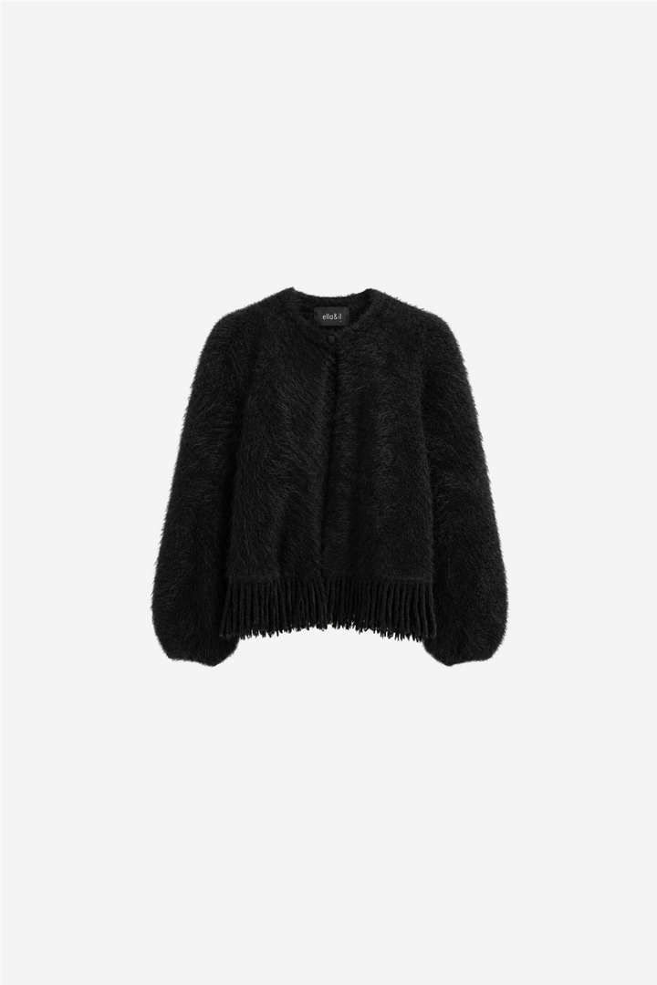Anita Chunky Cardigan Black
