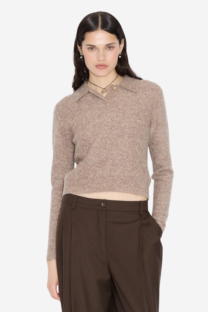 Argyle Polo Taupe