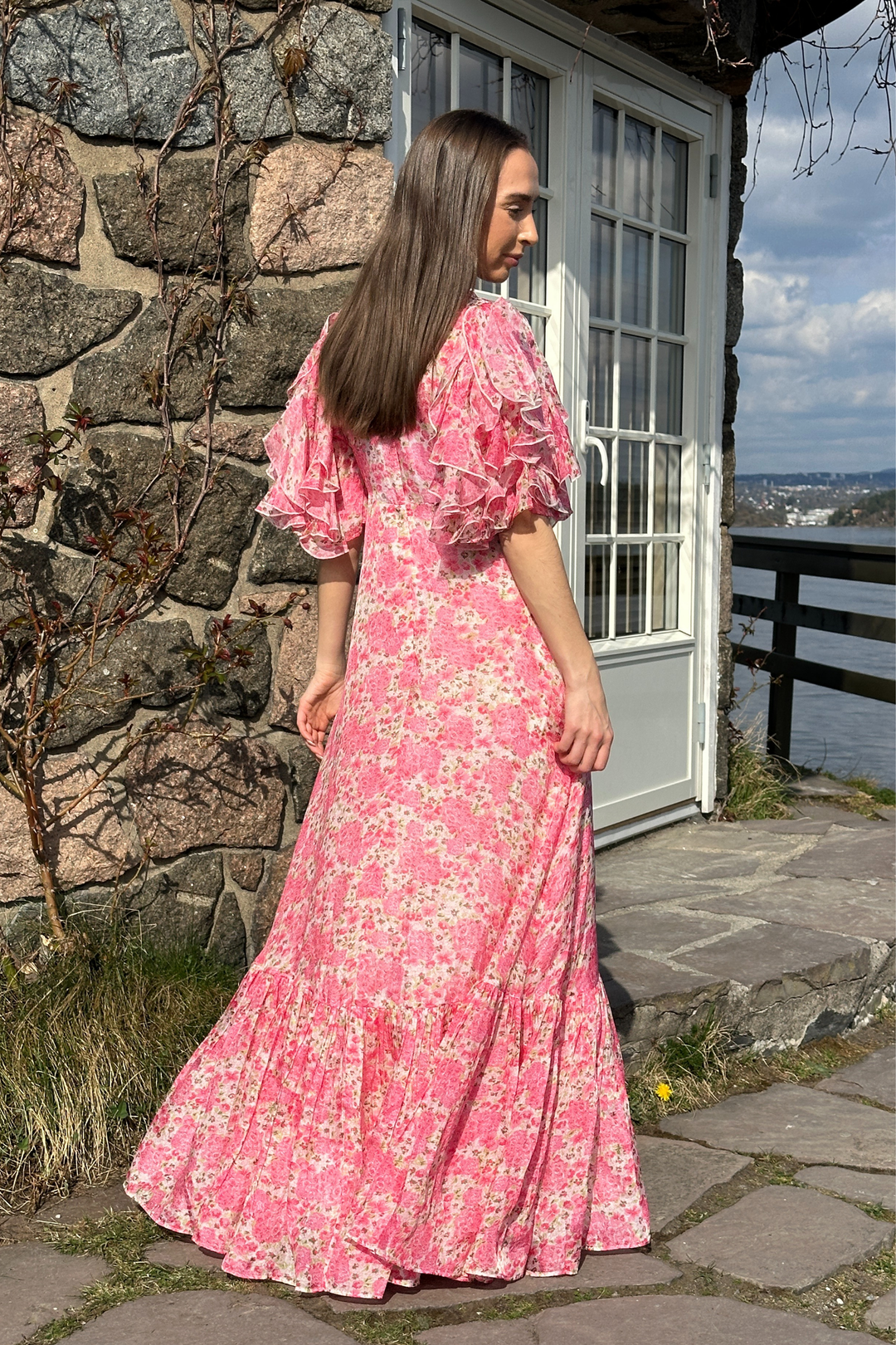 Cupro Maxi Dress Summerfield