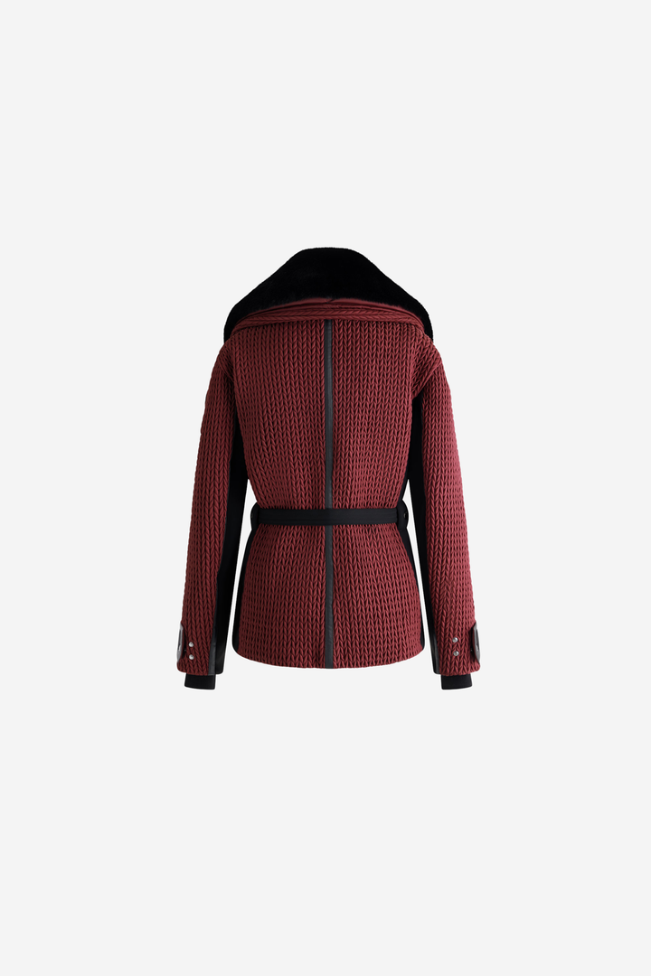 Alixa Jacket Acajou/Noir