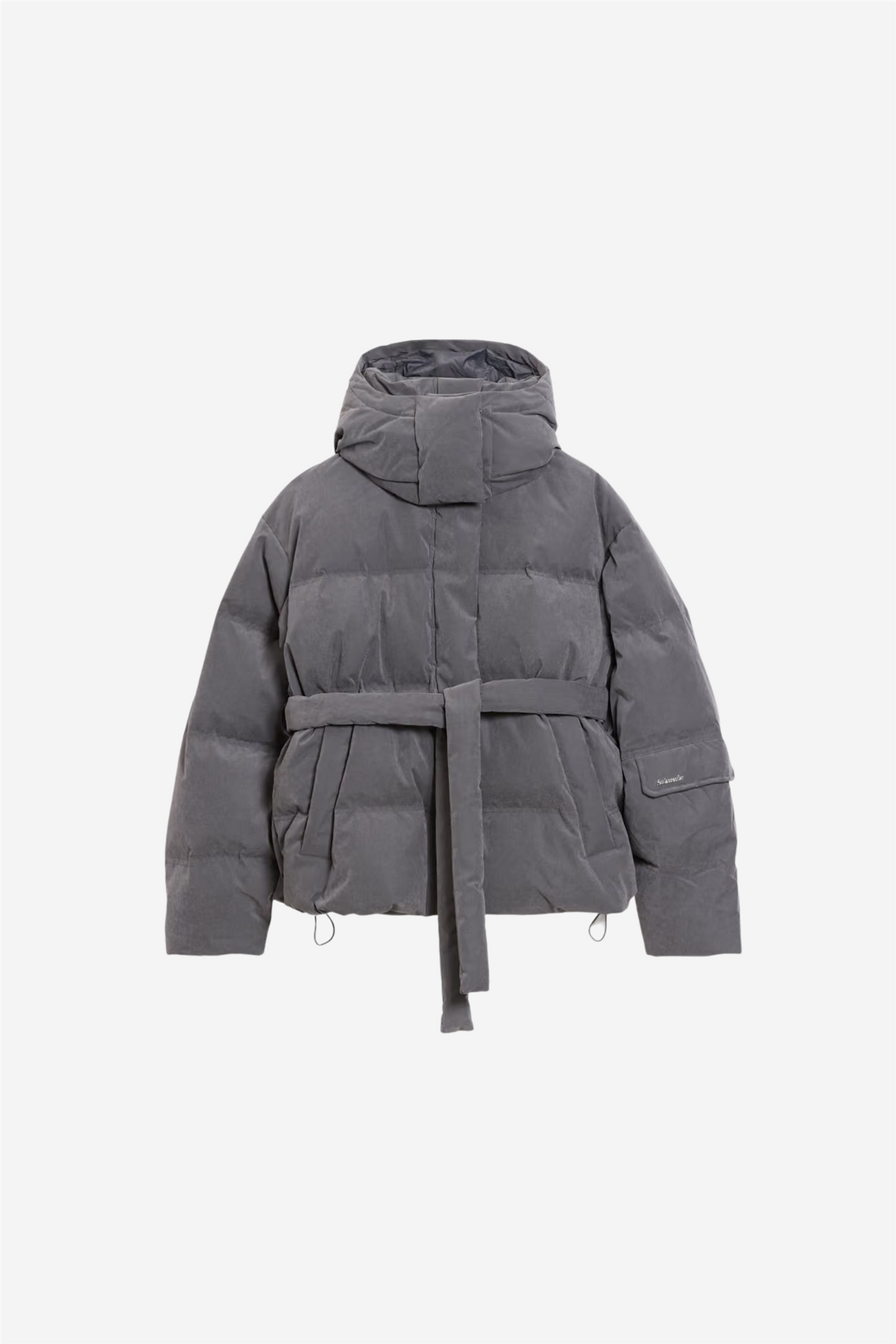 Steilia Brushed Down Jacket Grey