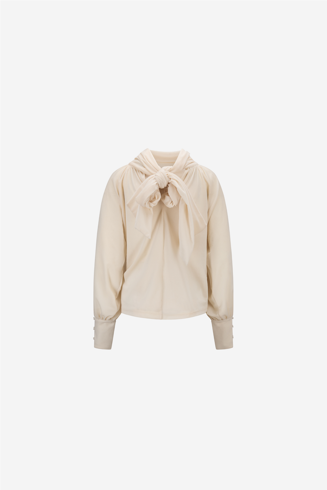 Lill Velour Top White