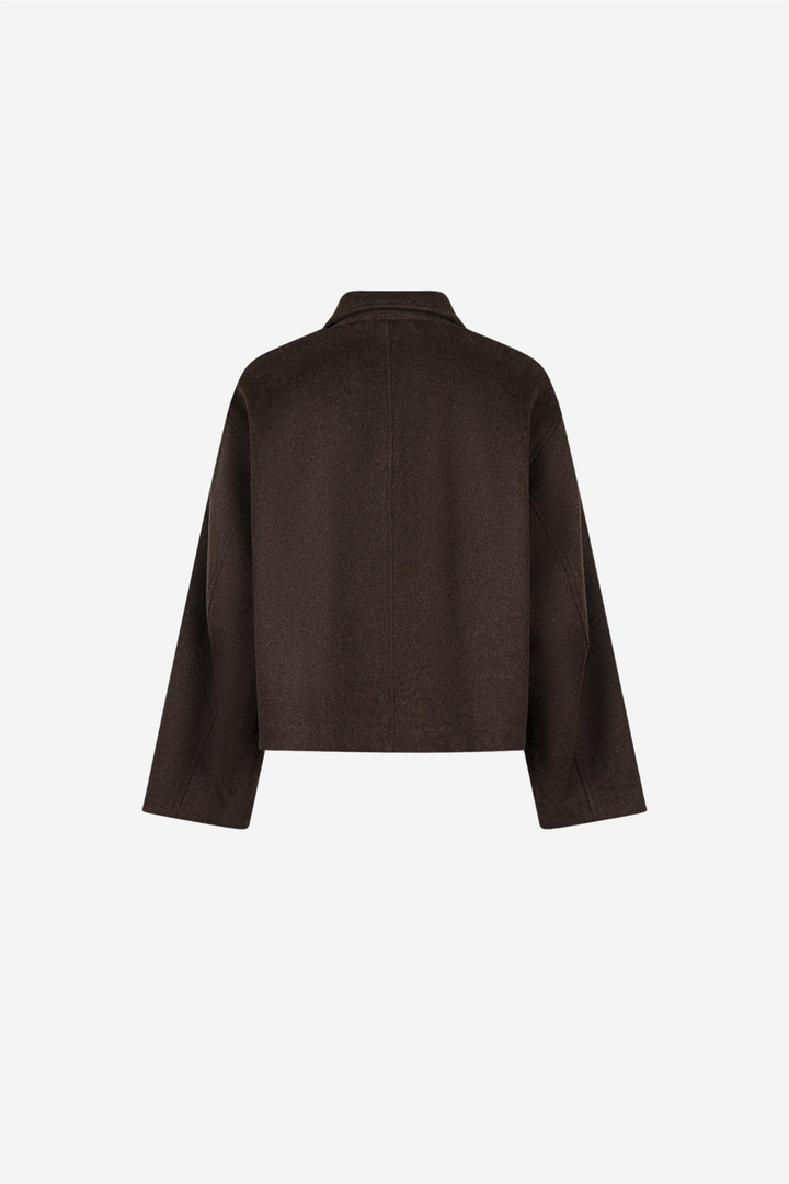 Hamra Wool Jacket Chocolate Brown