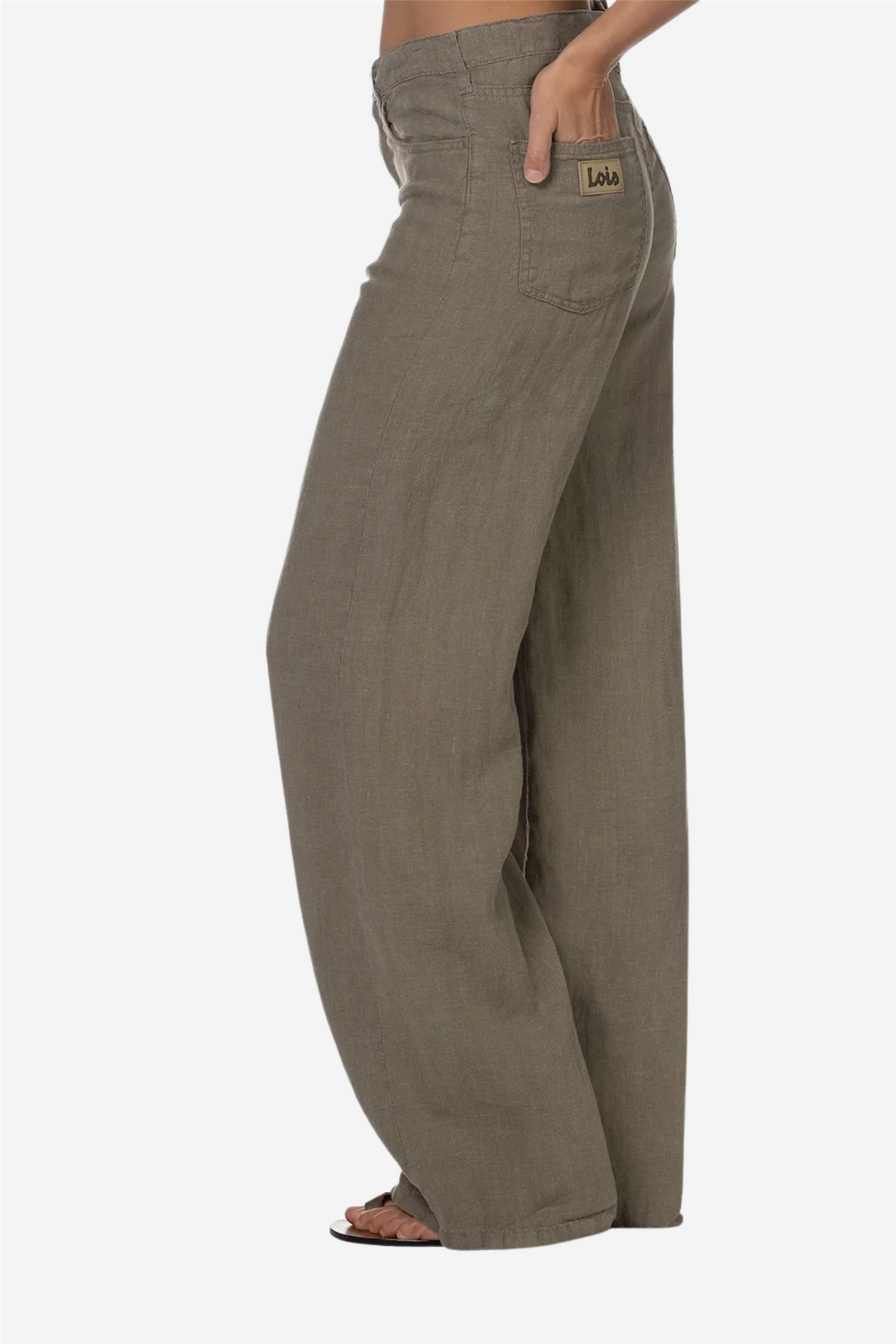 Skater Loose-Z Linen Colour Hedge Green