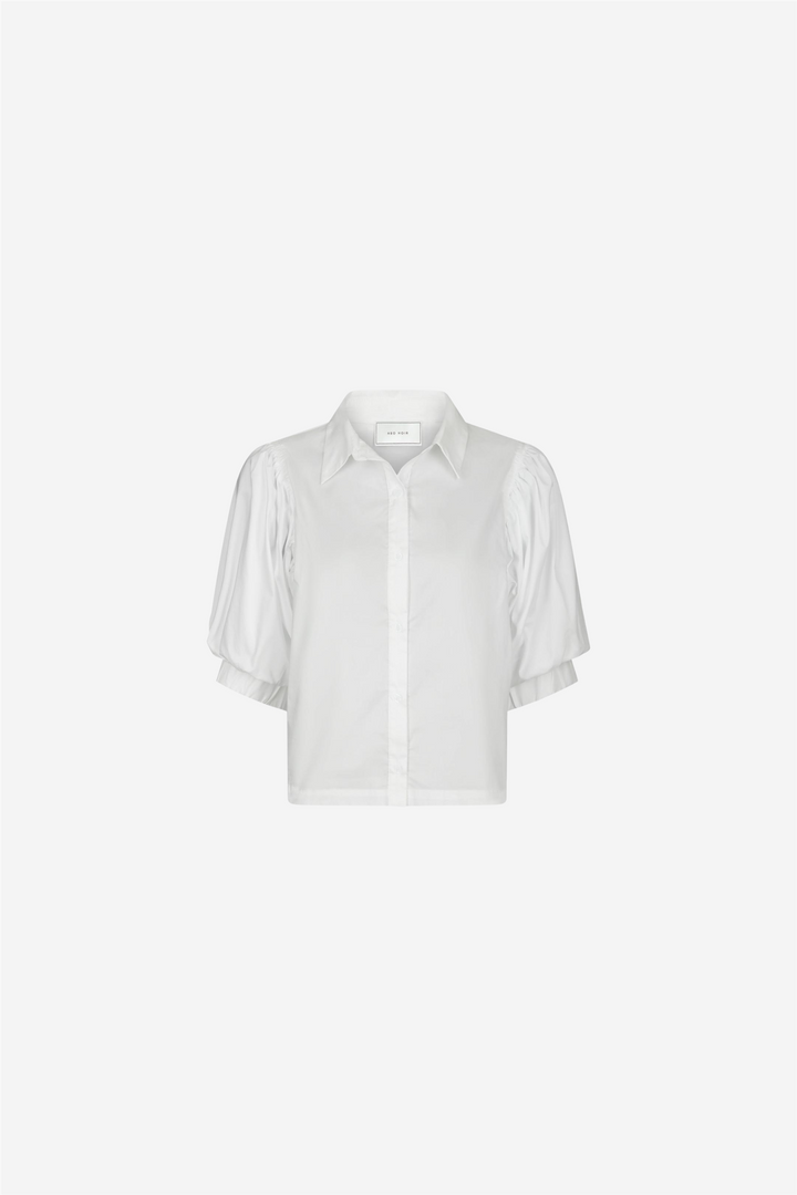 Etta Poplin Shirt White