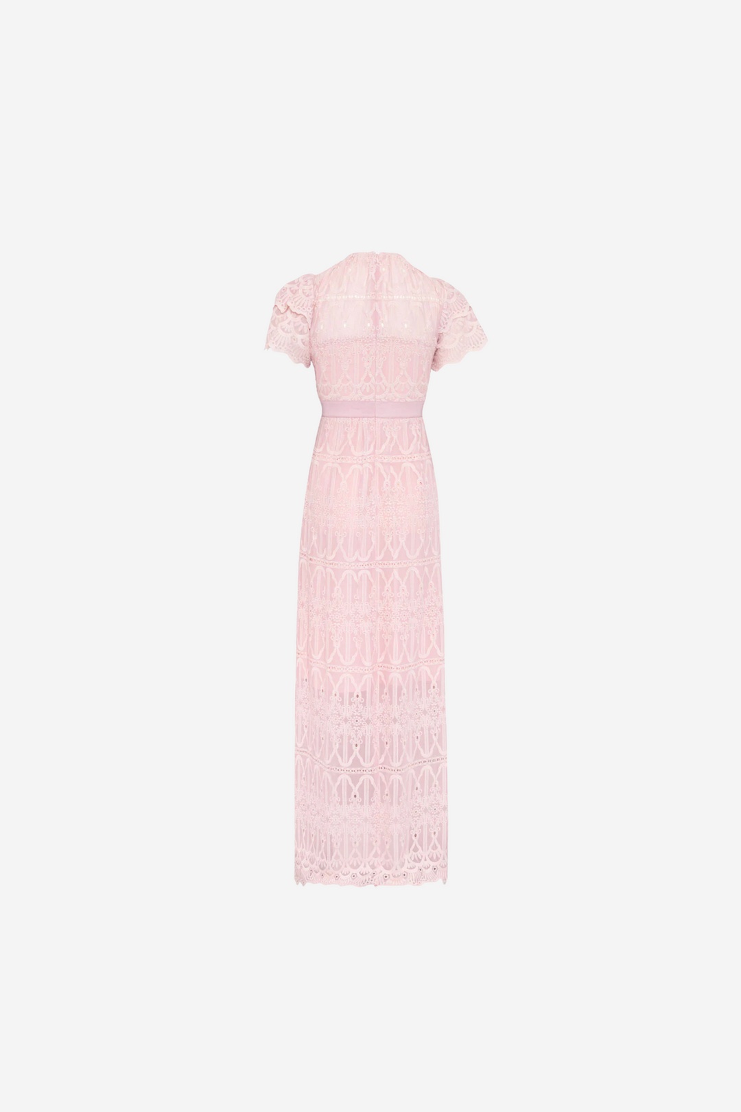 Philine Maxi Dress Pink Embroidery