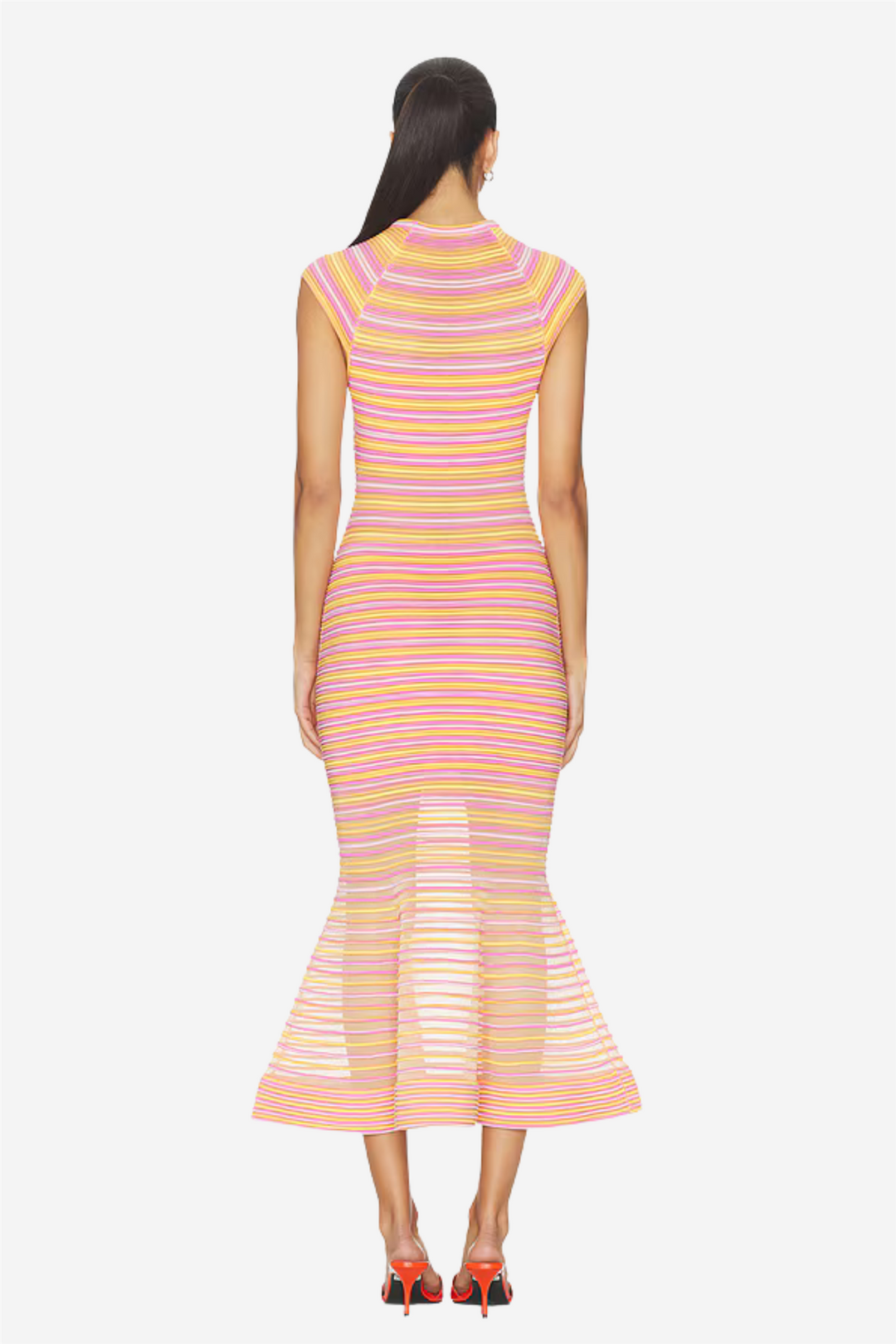 Danica Knit Midi Dress Citrus Multi