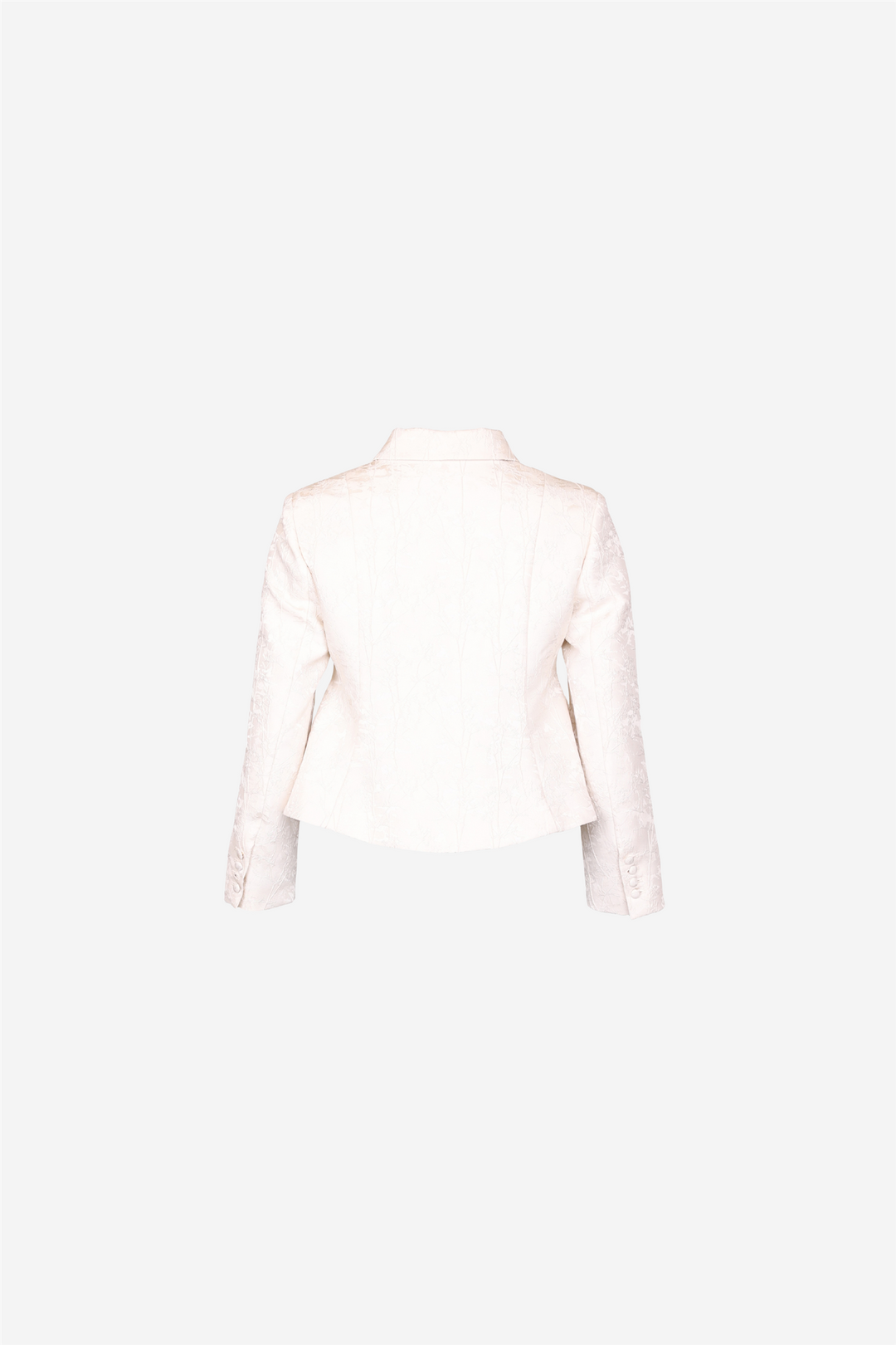 Brocade Blazer Vintage White