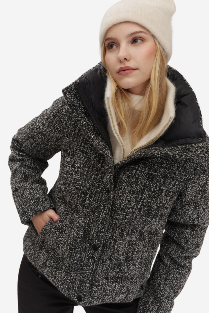 Indie Tweed Jacket White/Black