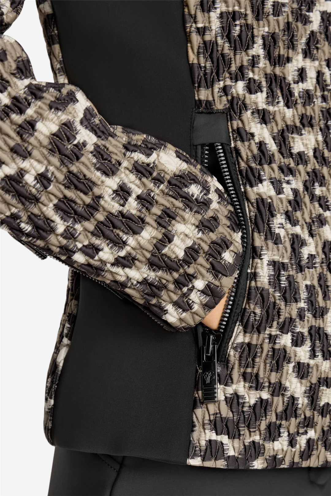 Montana Jacket Leopard Flou Savane/Noir