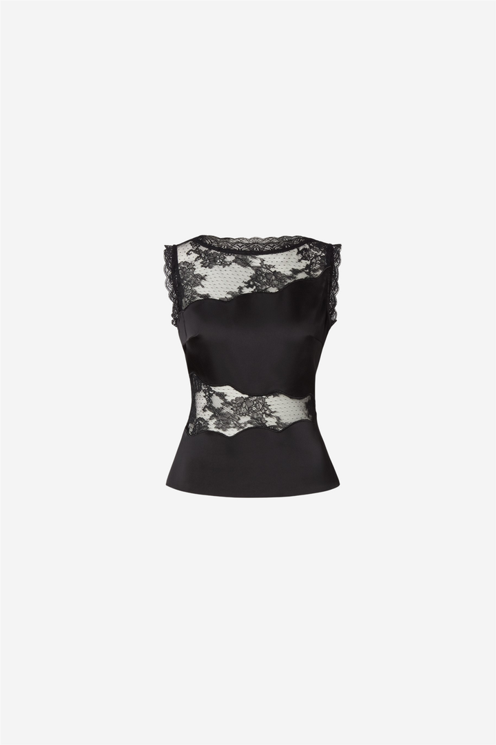 Desire Lace Top Black
