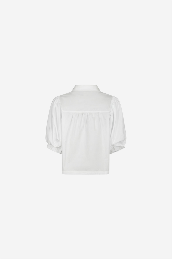 Etta Poplin Shirt White