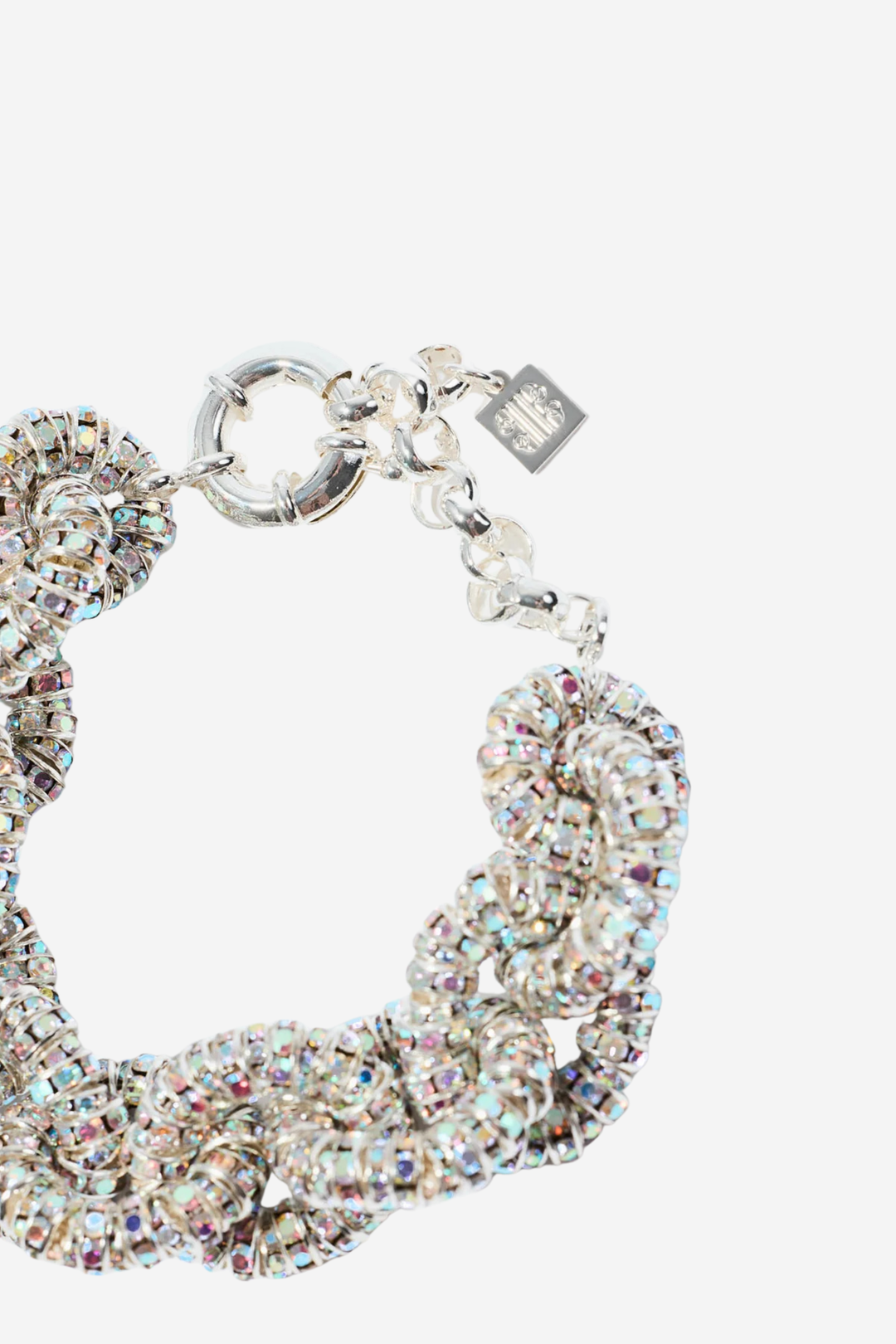 Tiny Tire Bracelet Silver