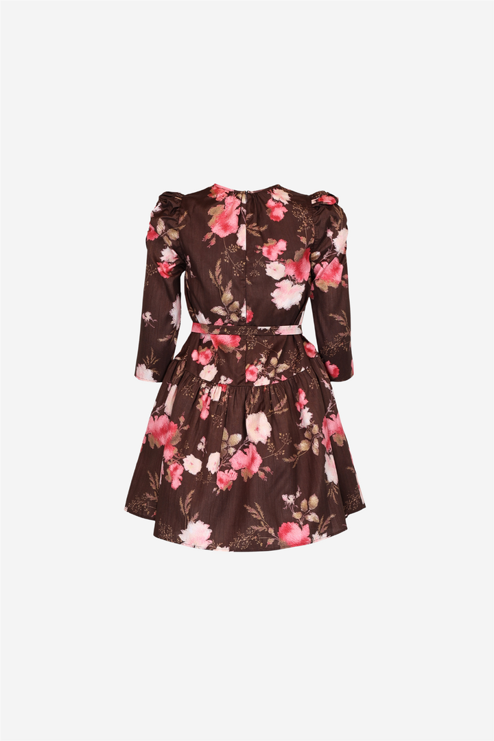 Taffeta Shift Dress Soft Bloom