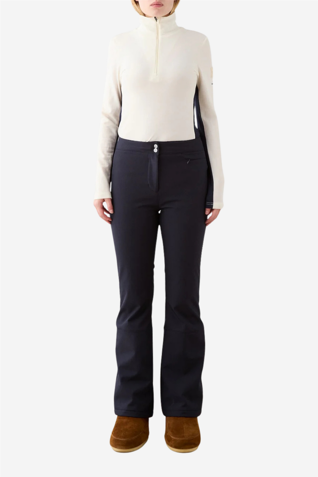 Voss 1/4-zip Off White
