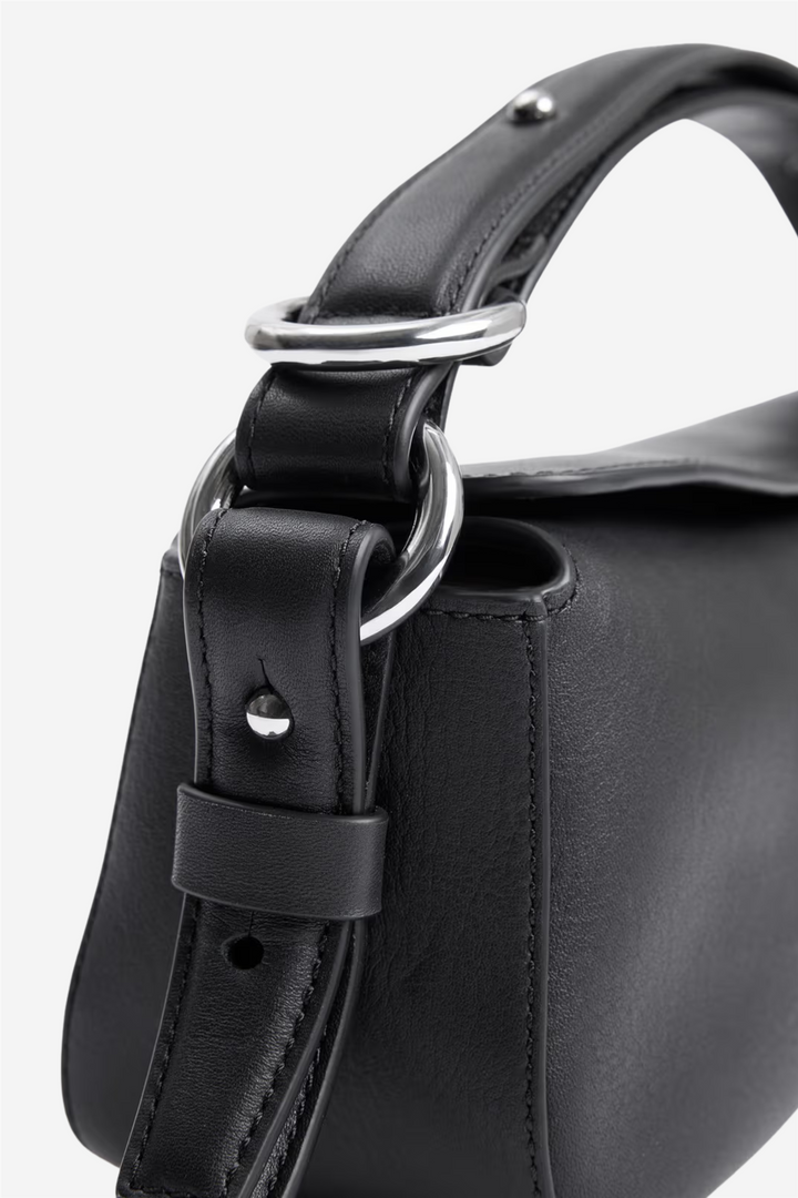 Bud Leather Bag Slim Black