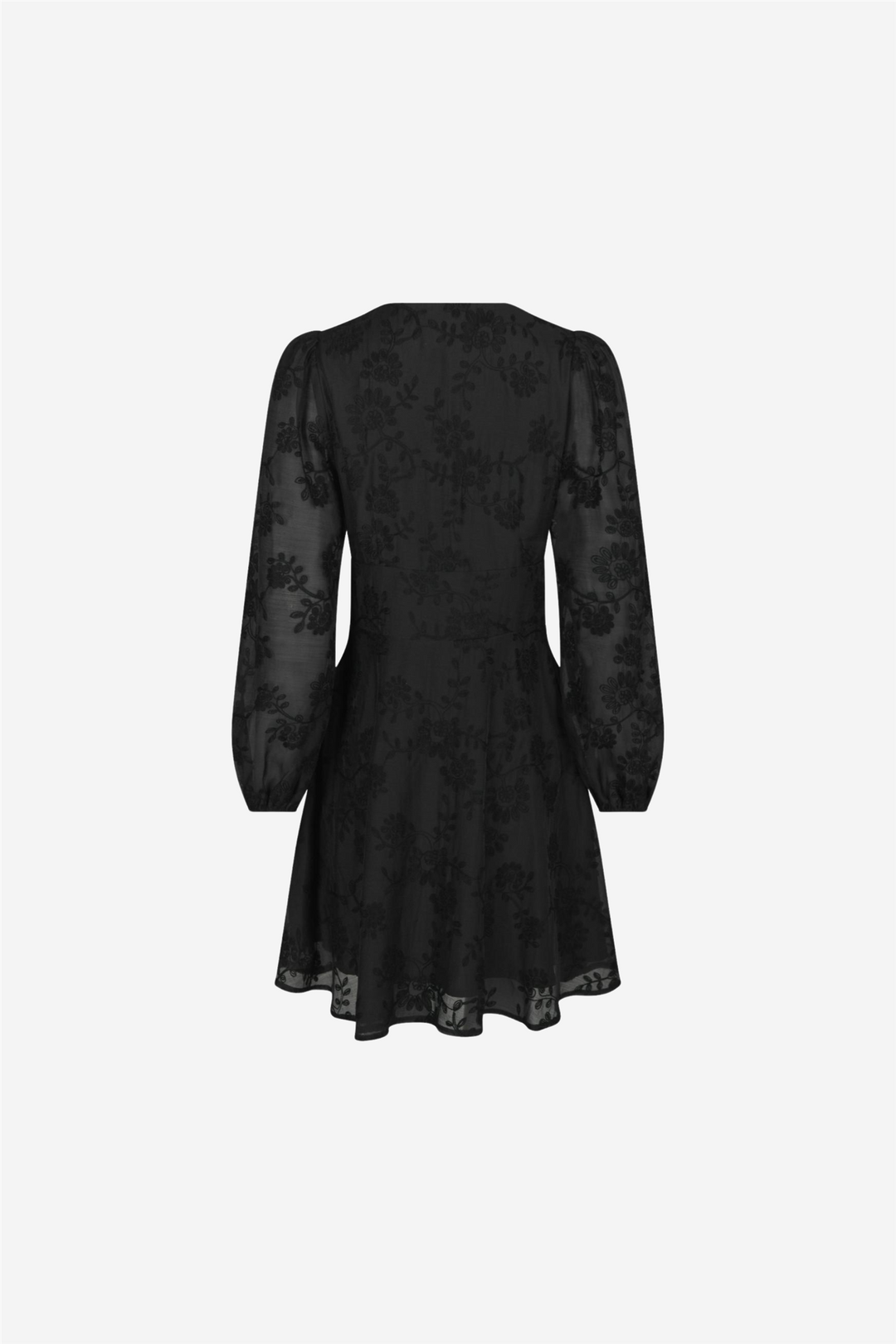Milly Embroidery Dress Black