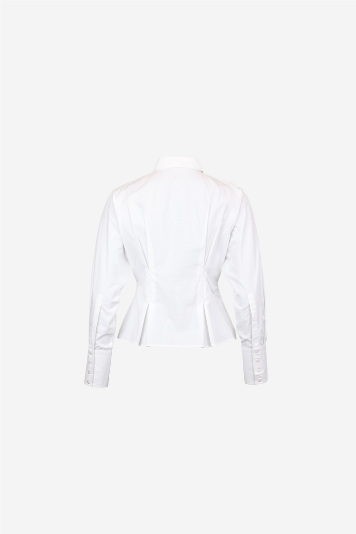 Poplin Fitted Shirt White