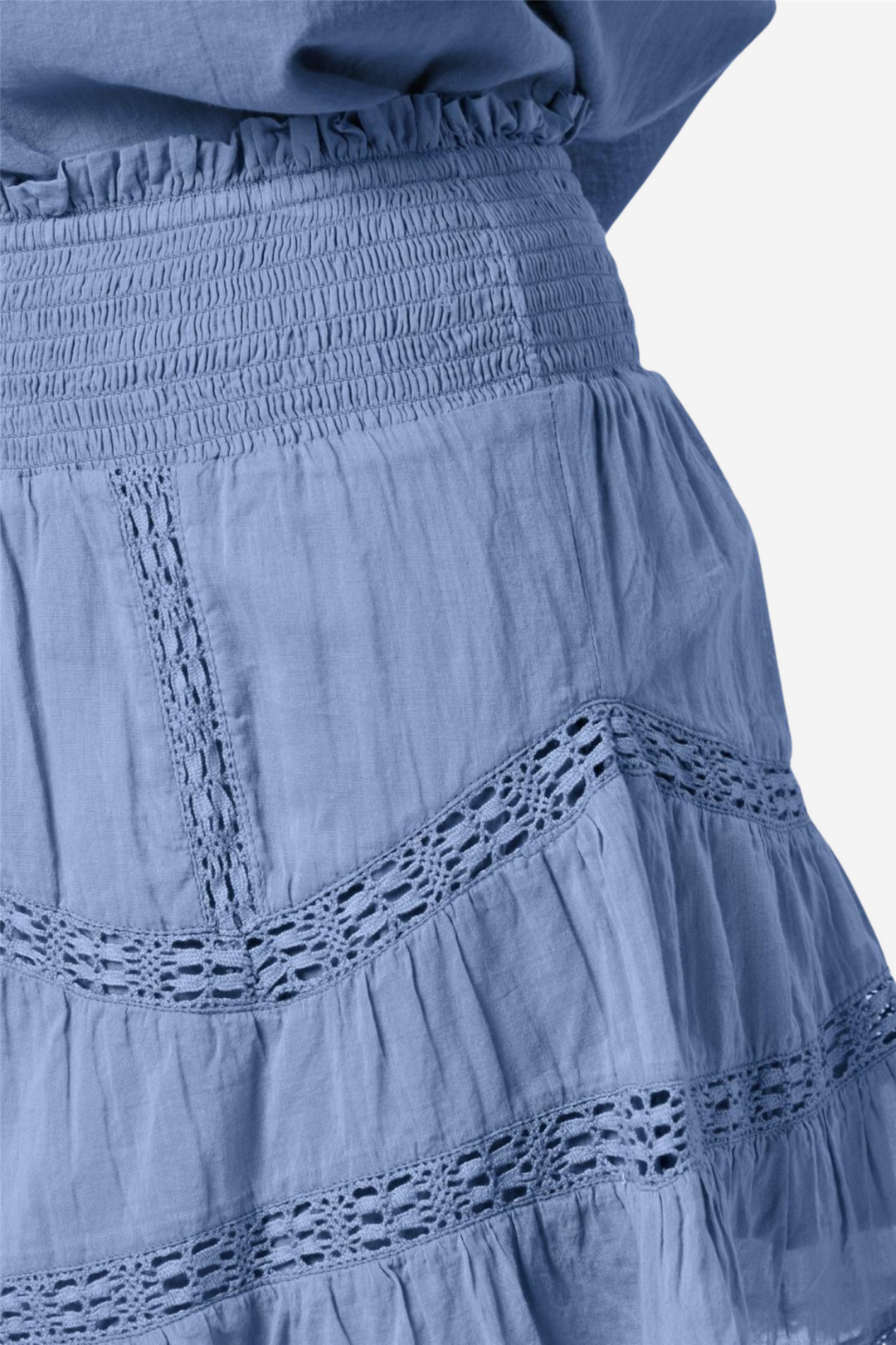 Robby S Voile Skirt Smoke Blue