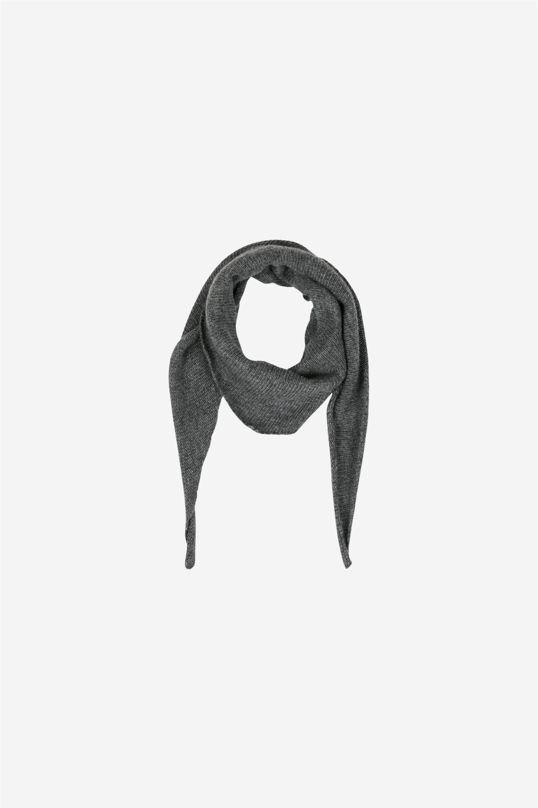 Misty Knit Scarf Anthracit Melange