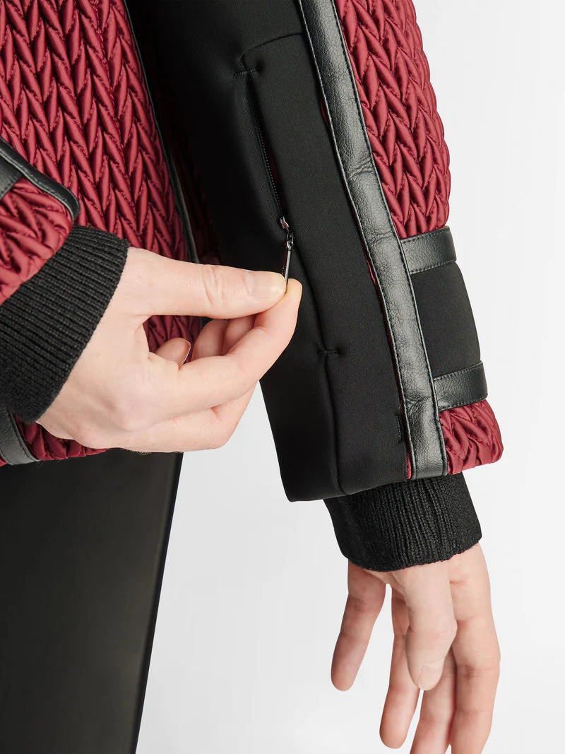 Alixa Jacket Acajou/Noir