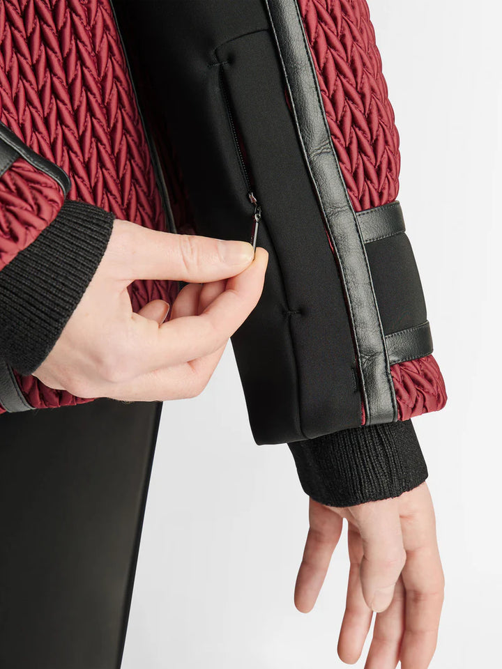 Alixa Jacket Acajou/Noir