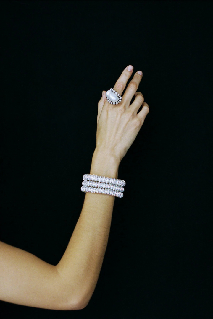 Cleopatra Bangle Silver