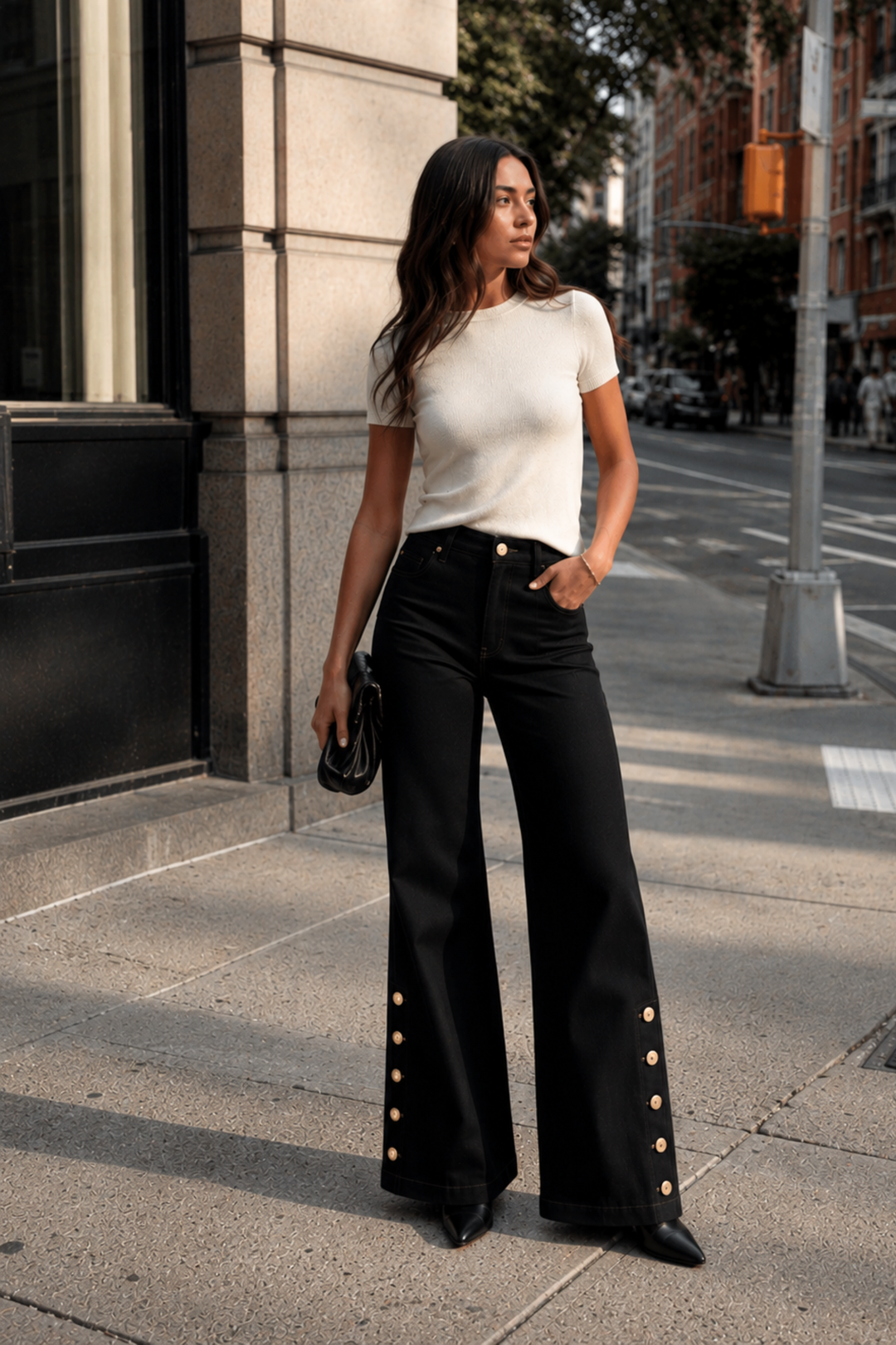 Marta Denim Nero