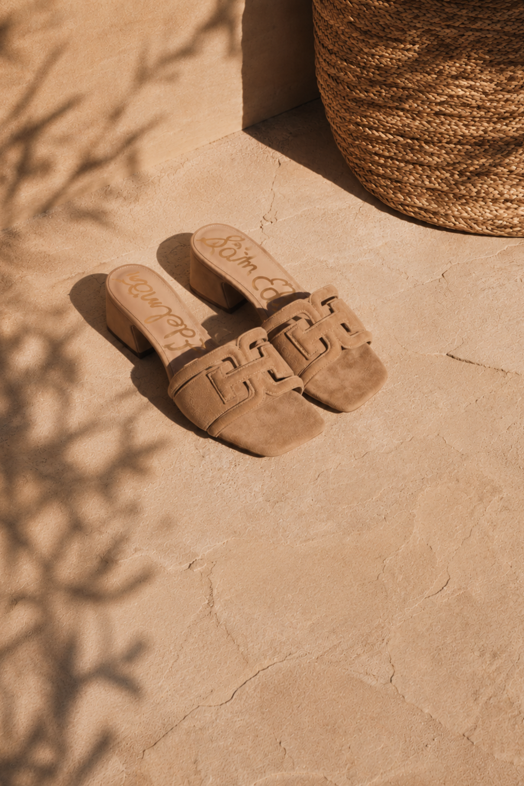 Waylon Slide Sandal Cyprus Tan Suede