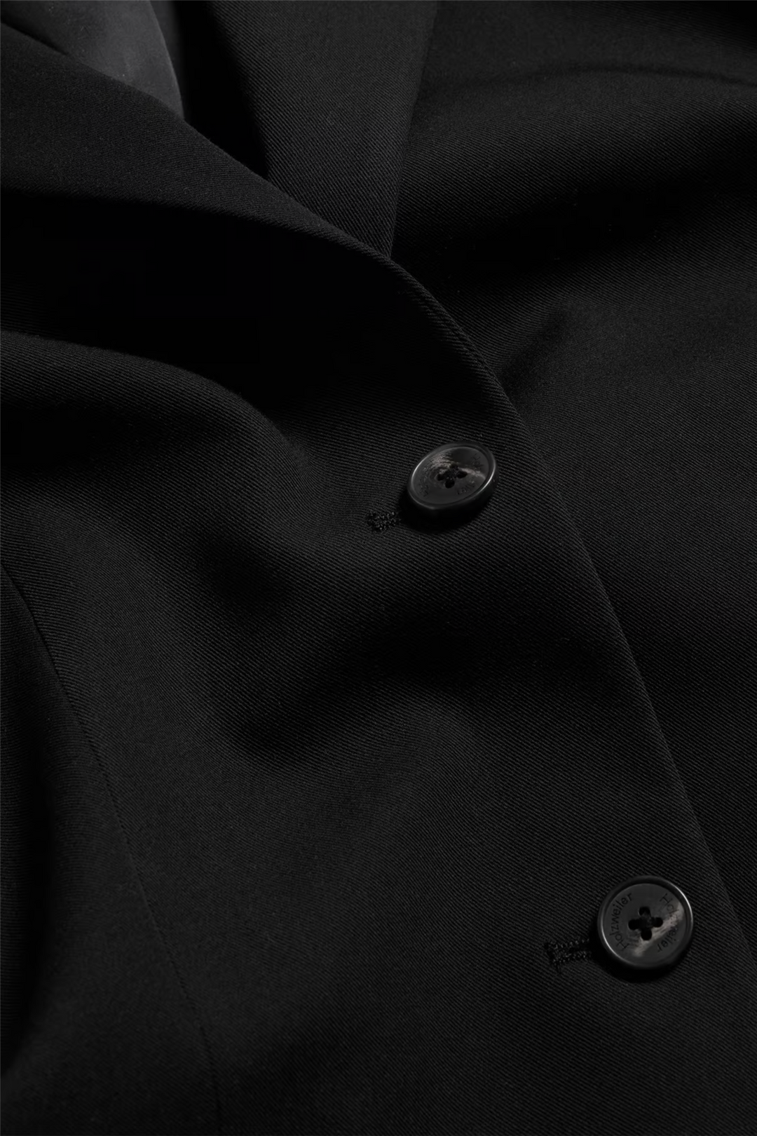 W Regular Suit Jacket Black