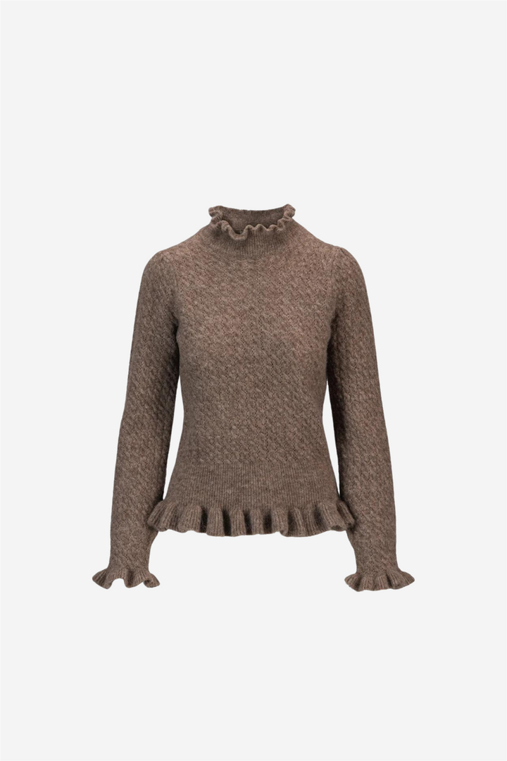 Vienna Alpaca Sweater Walnut