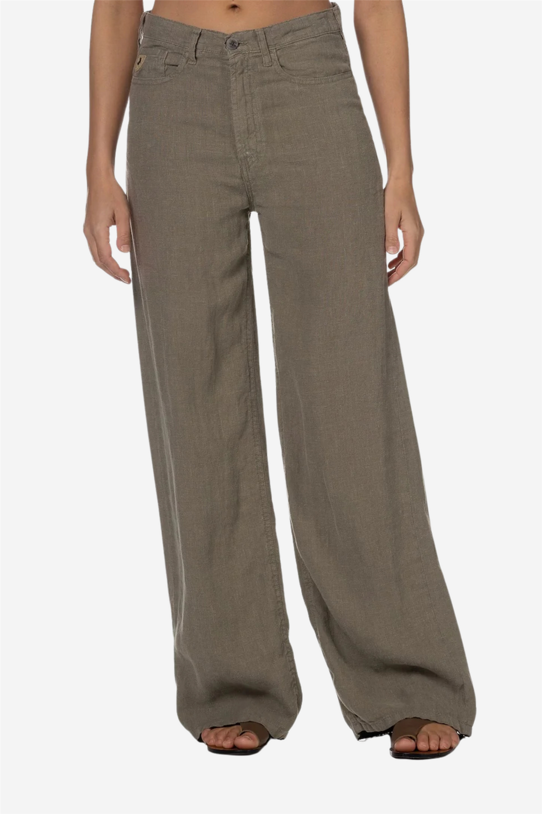 Skater Loose-Z Linen Colour Hedge Green