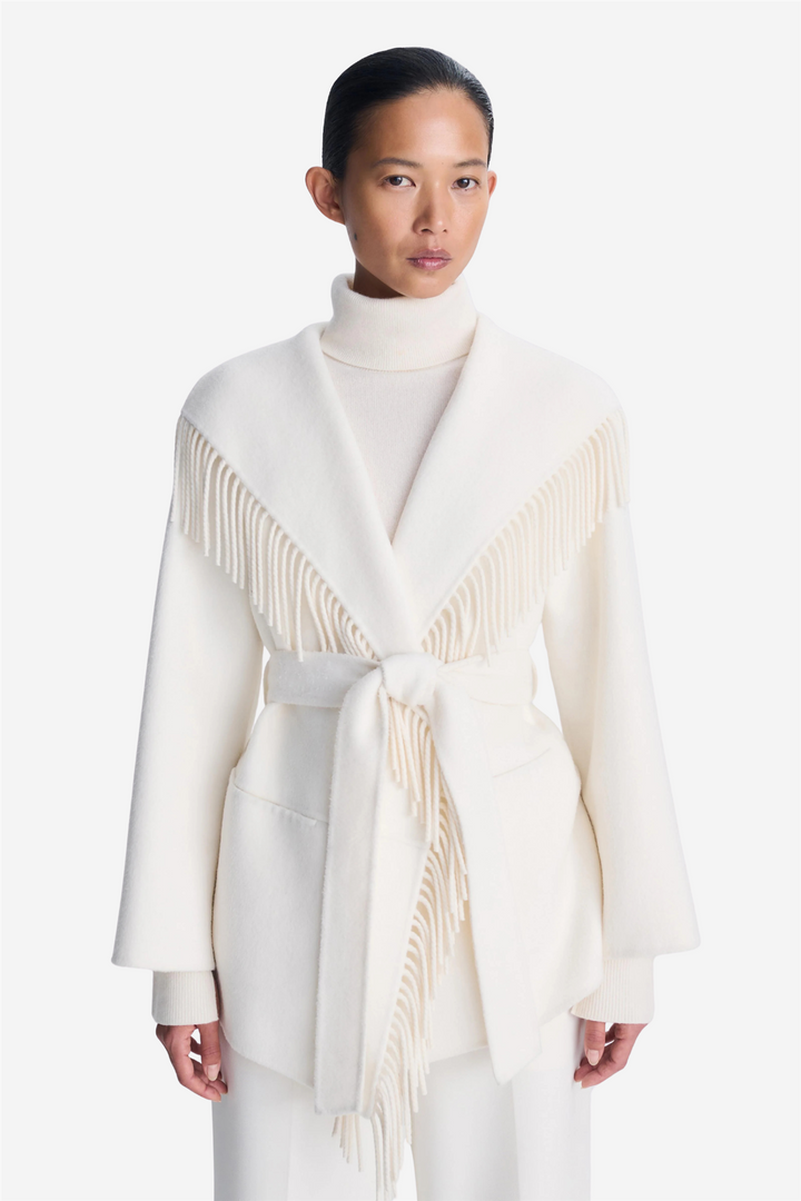 Rowen Fringe Jacket Frost