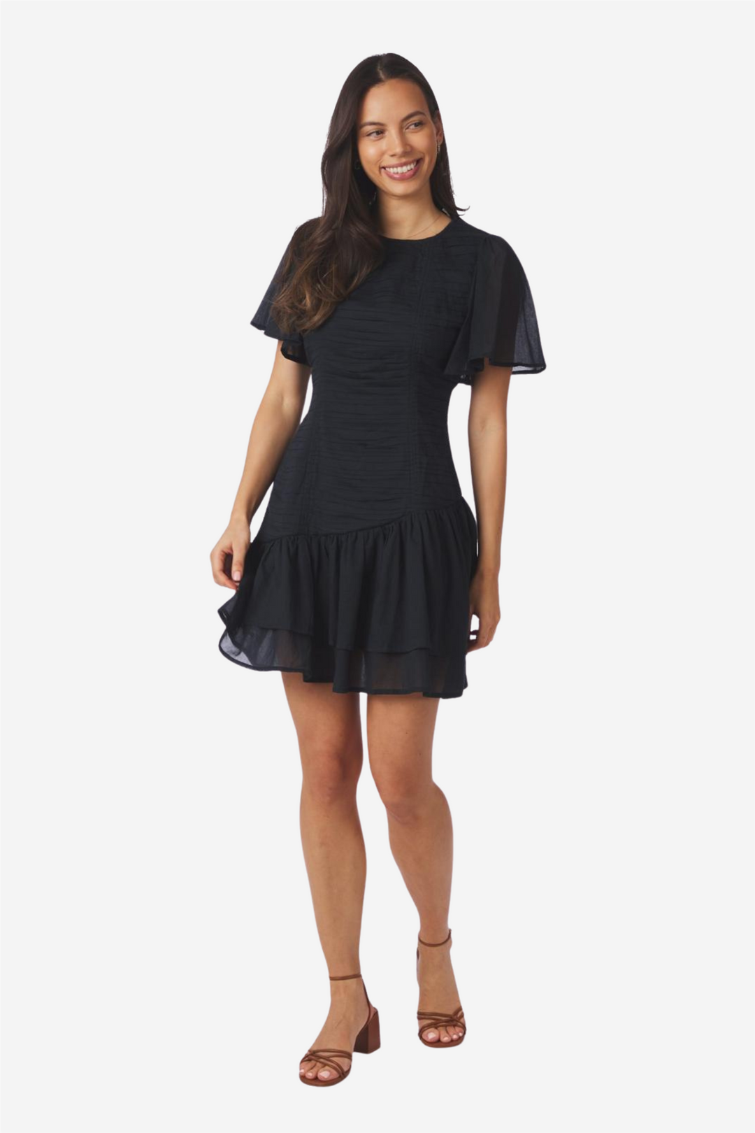 Circle S Voile Dress Navy