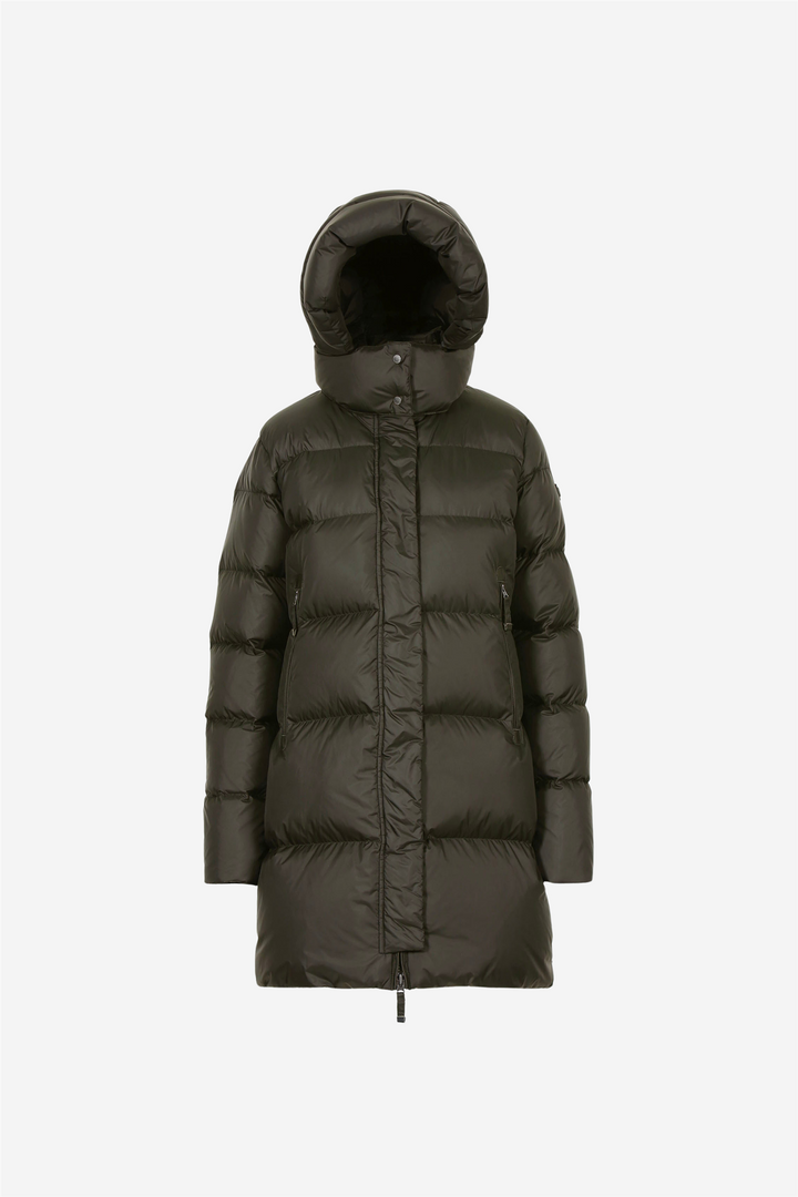 Savoie Long Down Jacket Olive
