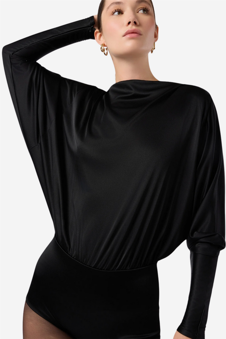 Winnie Open Back Playsuit Black