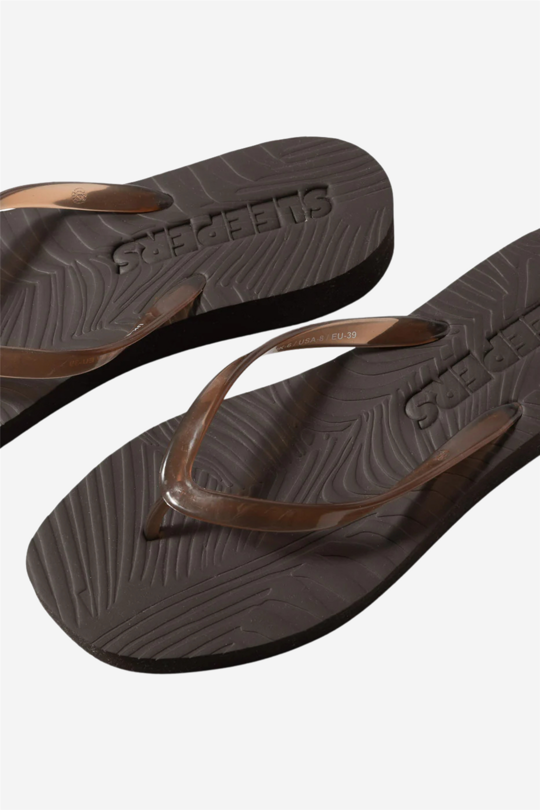 Tapered Platform Brown Transparent