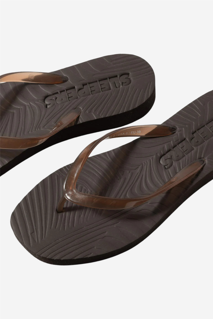 Tapered Platform Brown Transparent